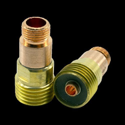 Корпус цанги короткий с газовой линзой Ø3,2 мм серии Monster 45V45L для горелки WP-18 701.7045 фото Корпус цанги короткий с газовой линзой Ø3,2 мм серии Monster 45V45L для горелки WP-18 701.7045 фото