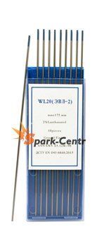 Вольфрамовий електрод &Oslash;1,0 мм бірюзовий (синій) WL-20 (оксид лантану) 700.0219 W фото