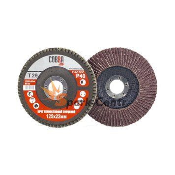 Круг шлифовальный лепестковый Polystar 125x22,2 P40 Т29 для ручных шлифмашин 11F2940125.PL фото