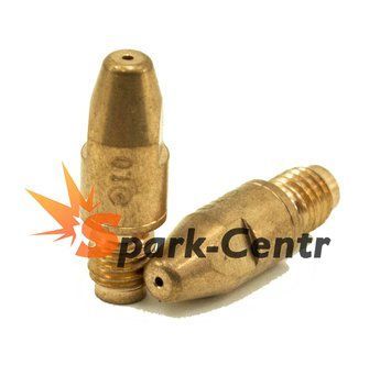 Наконечник токосъемный медный(E-Cu) &Oslash;1,6 мм М8х30 для горелок RF GRIP 36 Binzel Abicor (Германия) 140.0587 фото