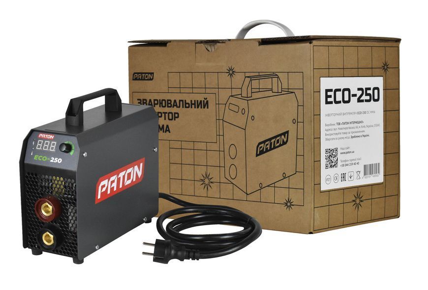 Сварочный инвертор PATON ECO-250 (ПАТОН ВДИ-250E) DC MMA VDI250E220 фото
