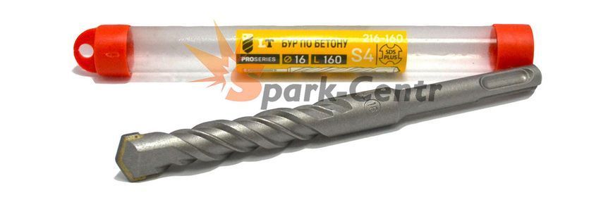 Бур по бетону Ø16x160 мм SDS-PLUS S4 216-160 фото Бур по бетону Ø16x160 мм SDS-PLUS S4 216-160 фото