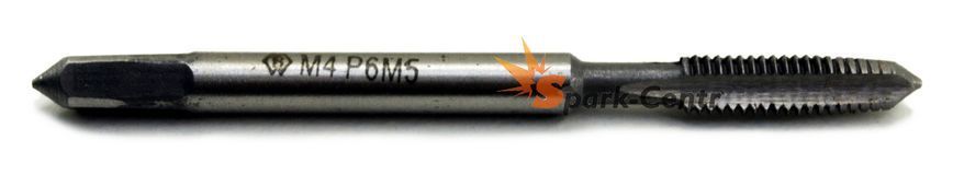Метчик М4х0,7 машинно-ручной P6M5 тип А 460-040070 фото Метчик М4х0,7 машинно-ручной P6M5 тип А 460-040070 фото