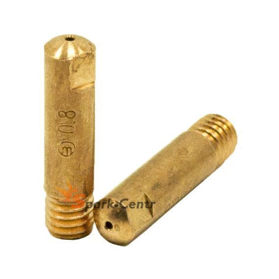 Наконечник токосъемный медный (E-Cu) &Oslash;0,8 мм М6х25 для горелок RF GRIP 15 Binzel Abicor (Германия) 140.0059 фото