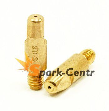 Наконечник токосъемный медный (E-Cu) &Oslash;0,8 мм М6х28 для горелок RF GRIP 36 Binzel Abicor (Германия) 140.0051 фото