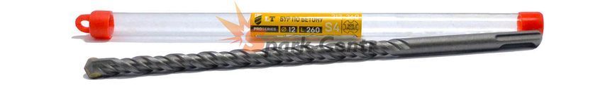 Бур для бетону Ø12x260 мм SDS-PLUS S4 212-260 фото Бур для бетону Ø12x260 мм SDS-PLUS S4 212-260 фото